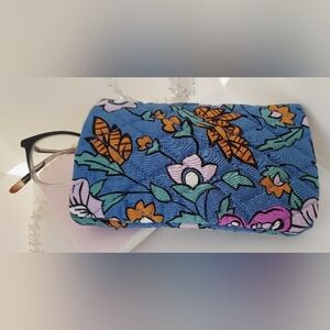 Vera Bradley Double Eyeglass Case Sleeve WILD PRAIRIE NWT